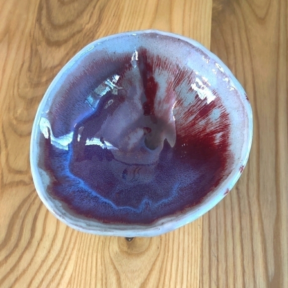 Custom pottery glazed bowl trinket bowl - Picture 2 of 5